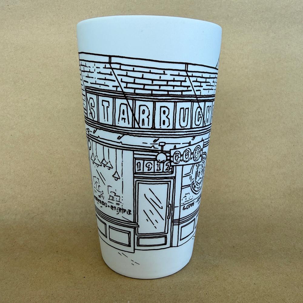 Starbucks First Storefront Sepia 1912 Pike Place Tumbler-2021