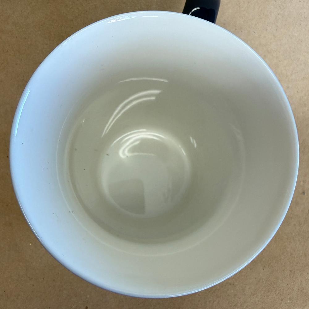 Teavana Tall Navy Blue White Inside Mug-2014