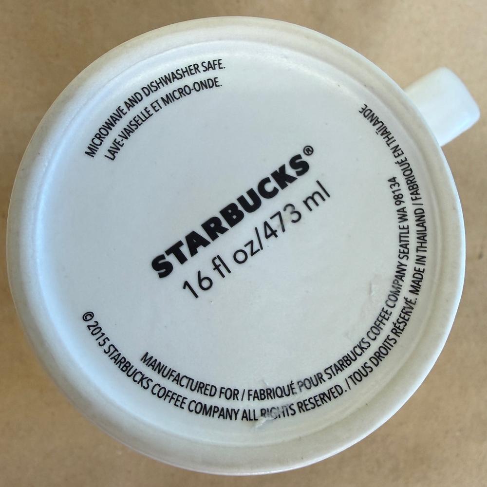 Starbucks XOXO Hugs Kisses Tall Mug-2015