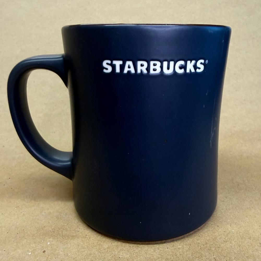 Starbucks French Roast Matte Navy Mug-2011