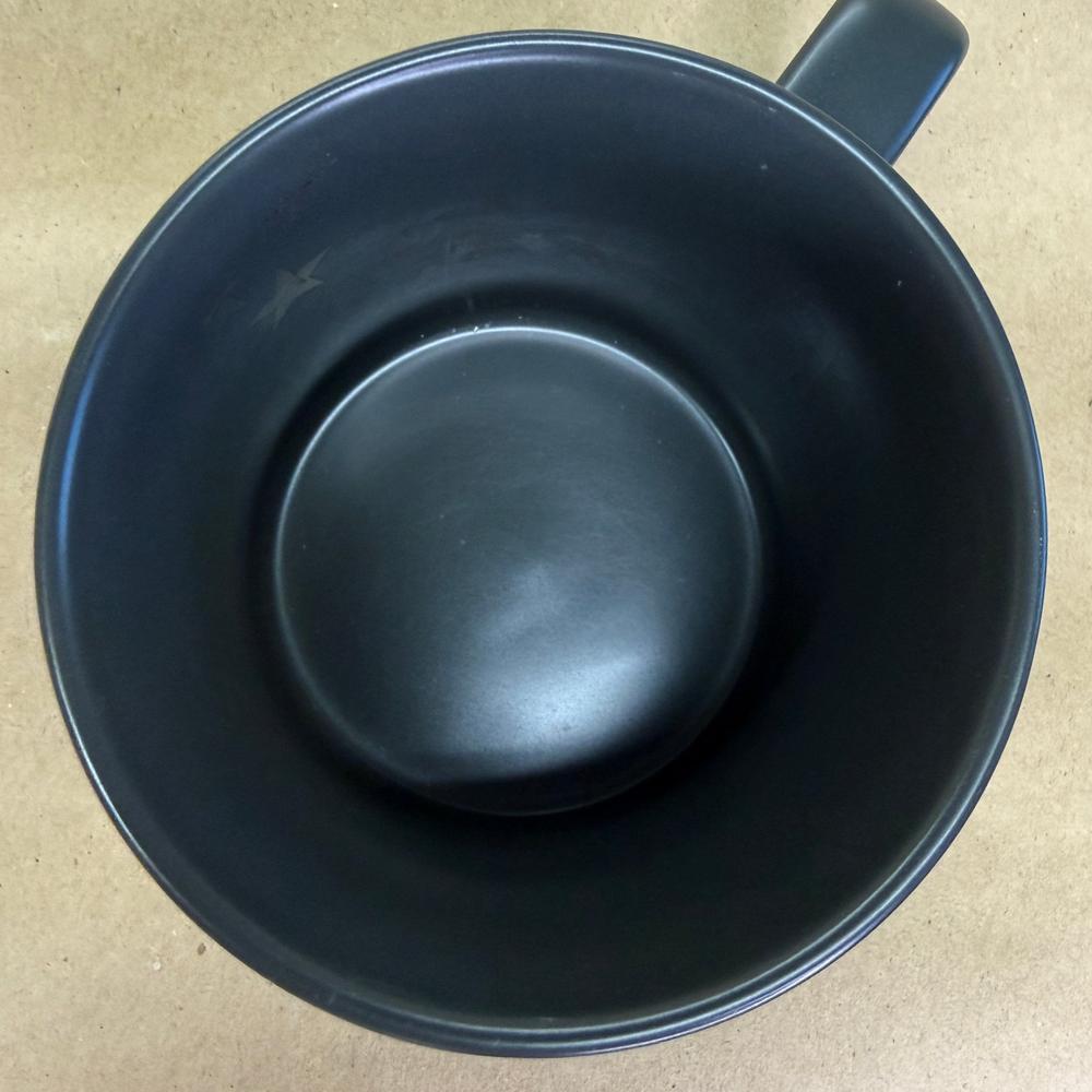 Starbucks Matte Black and Silver Glitter Mug-2018