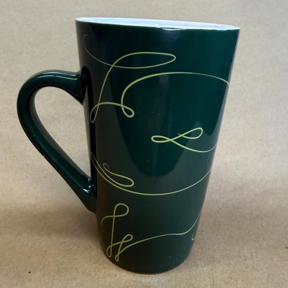 Starbucks Tall Green Siren Holiday Swirl Mug-2020