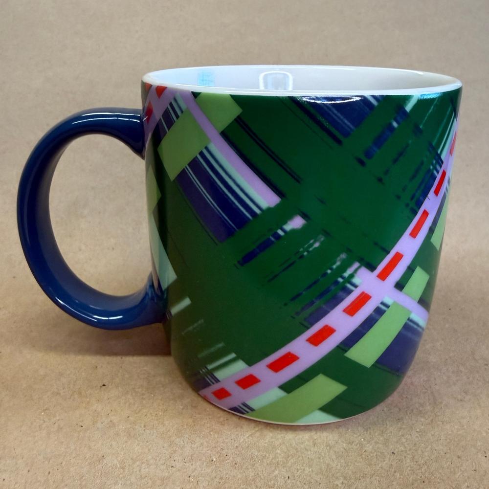 Starbucks Christmas Green Plaid and Ribbon Mug-2020