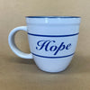 Hope White with Blue Stripe Mug