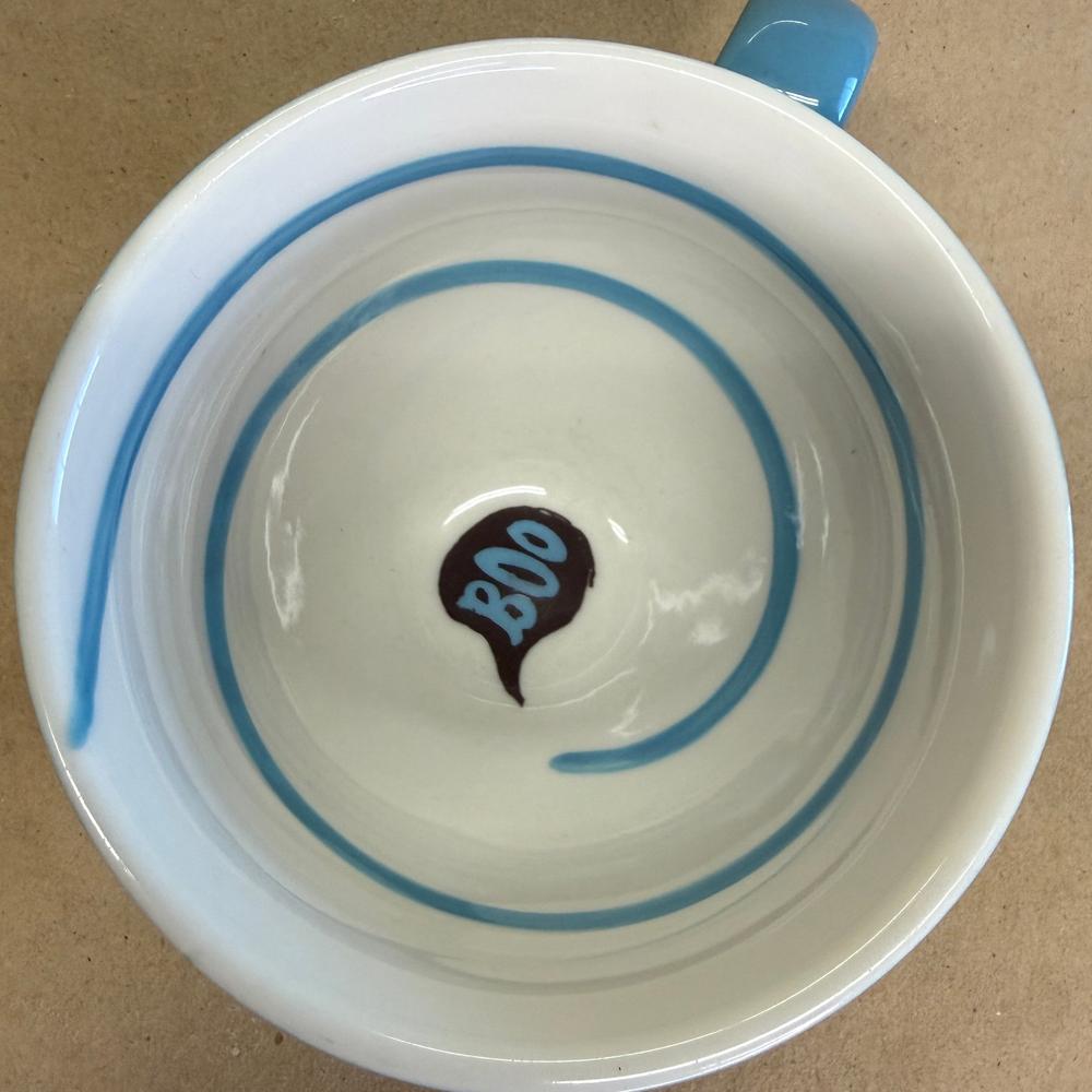 Starbucks Embossed One-Eyed Ghost Boo Mug-2006