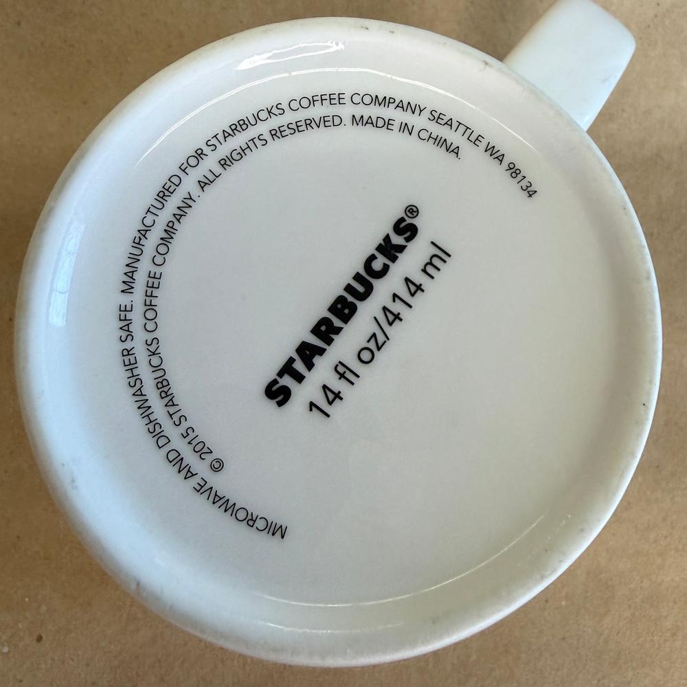 Starbucks All White Mug-2015