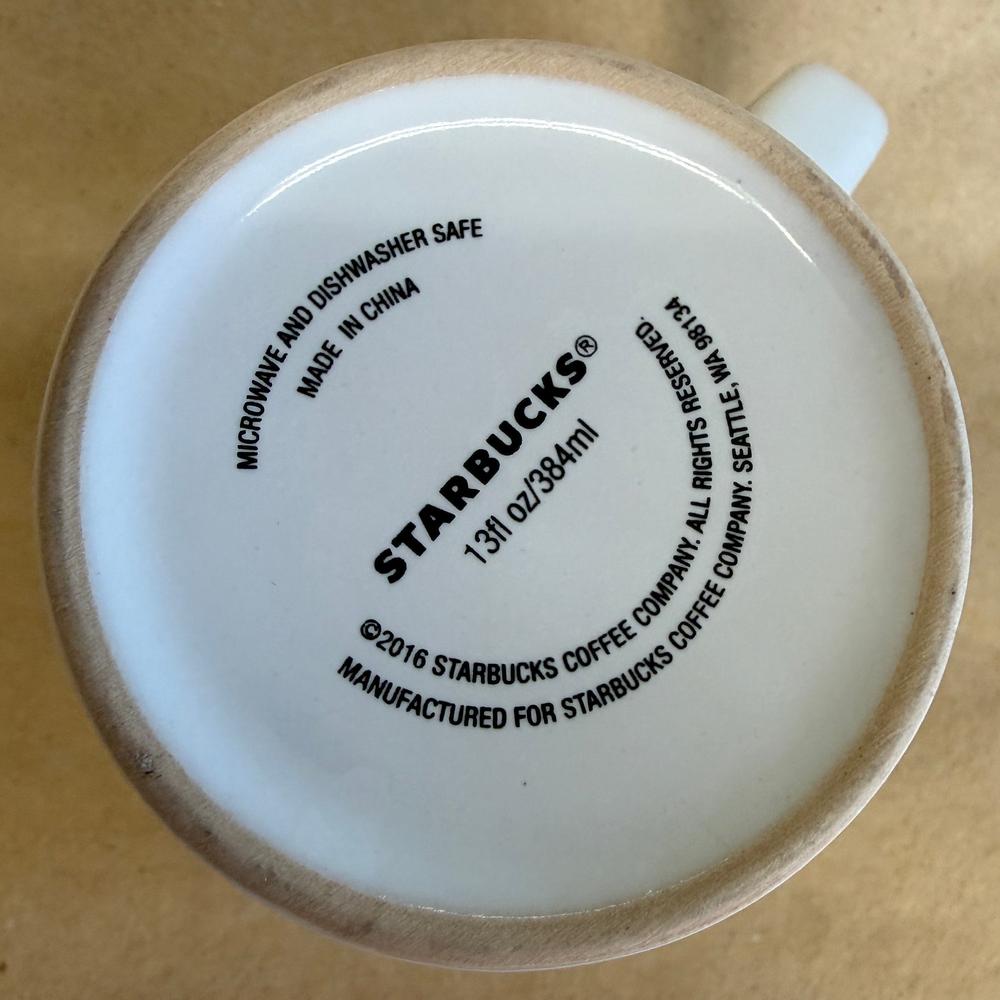 Starbucks Classic White Mug-2016