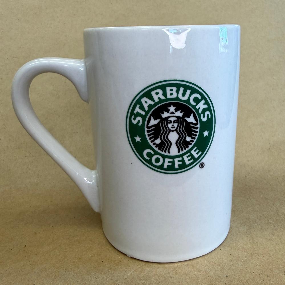 Starbucks White with Green Siren Logo Mug-2008