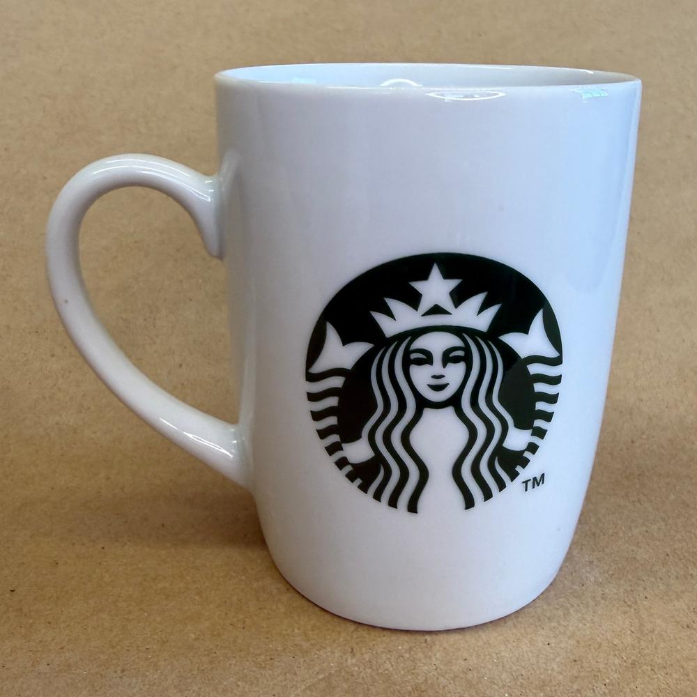 Starbucks White with Green Logo Mug-2007