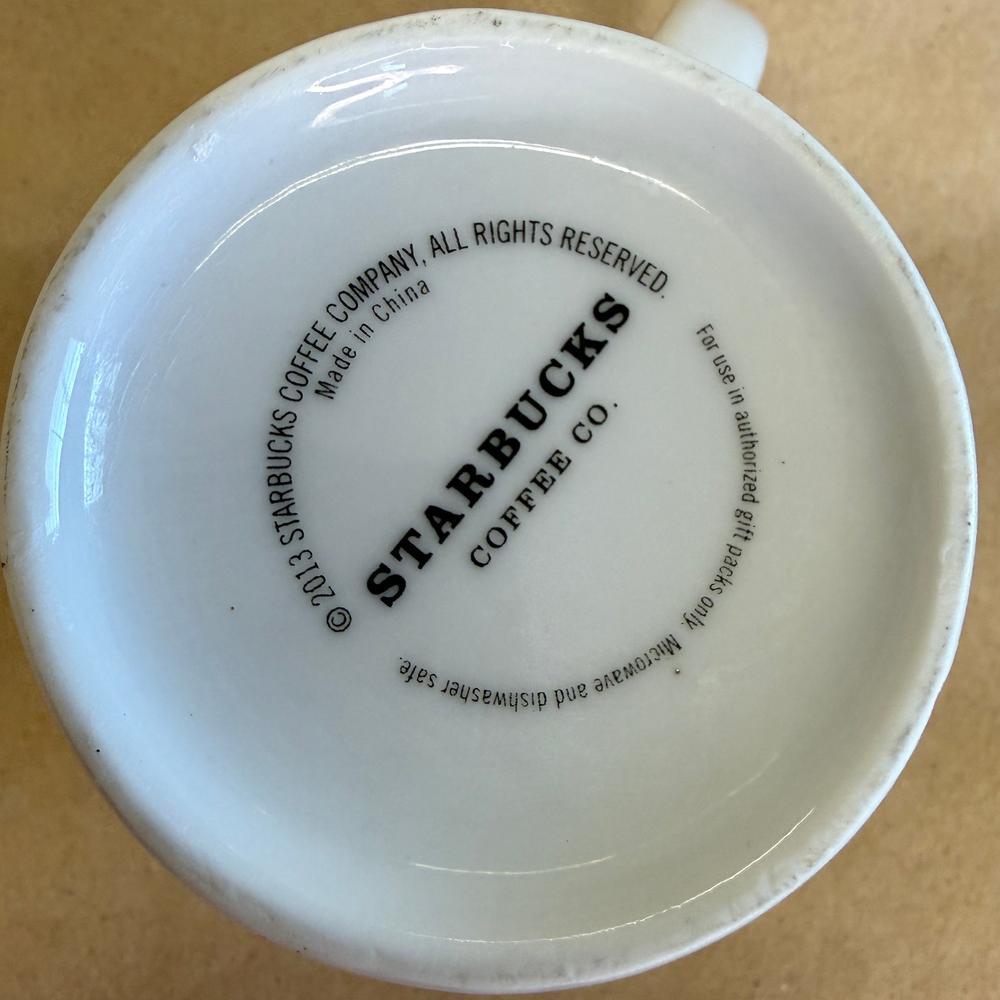 Starbucks White with Green Logo Mug-2007