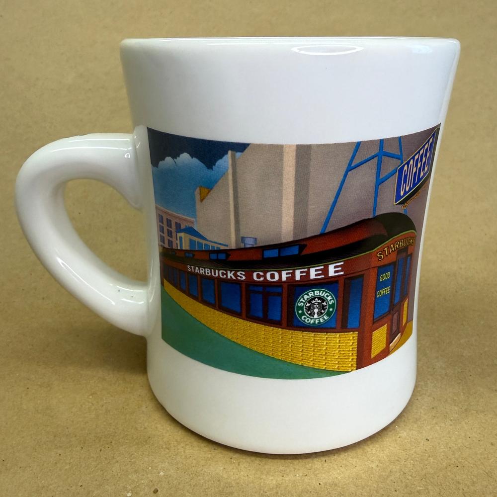 Starbucks Barista Fresh Across the World Trolley Car Mug-2001