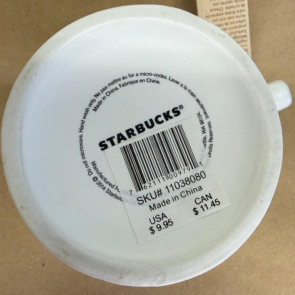 Starbucks Siren Collection Copper Embossed Siren Mug-2014