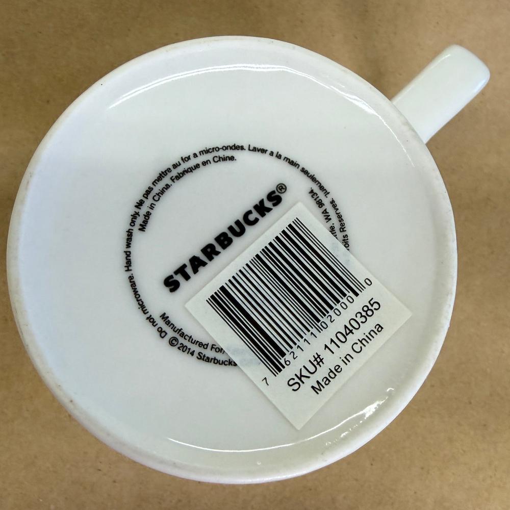 Starbucks Heritage 1971 Pike Place Siren Logo Metal Medallion Mug-2014
