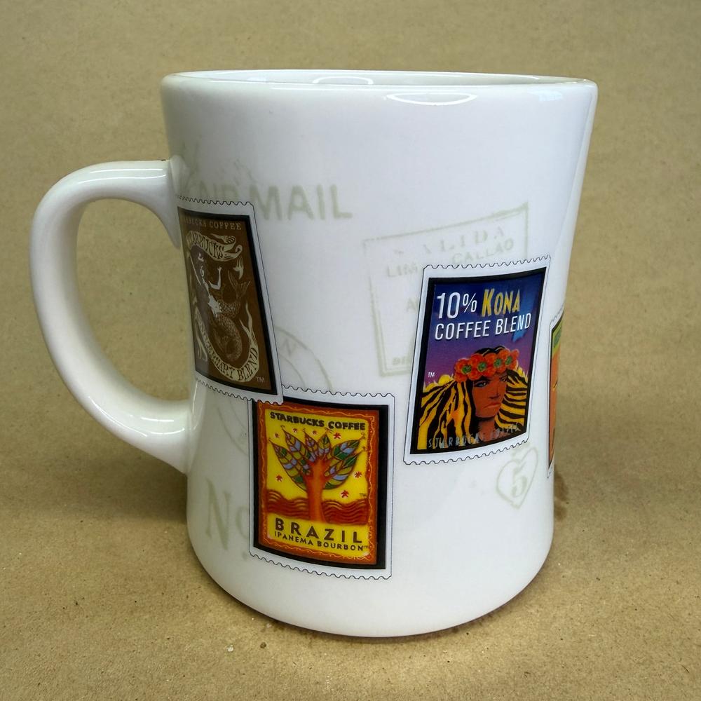 Starbucks Barista Air Mail Stamps Caffe Verona Mug-2003