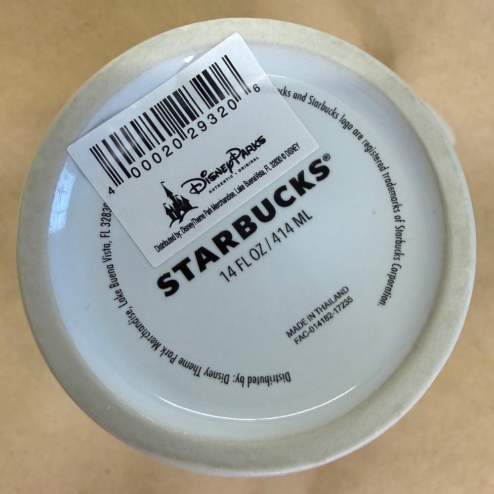 Starbucks Disney Parks Gingerbread Castle Holiday Mug