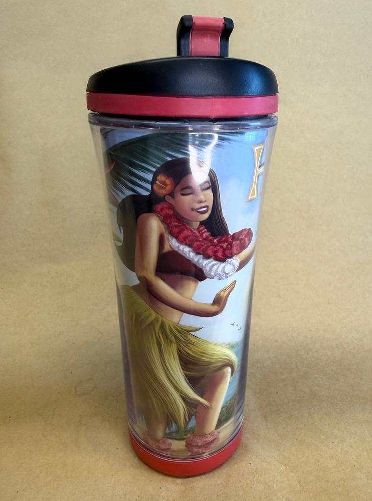 Starbucks Hawaii E Komo Mai Hula Girl Tumbler-2007