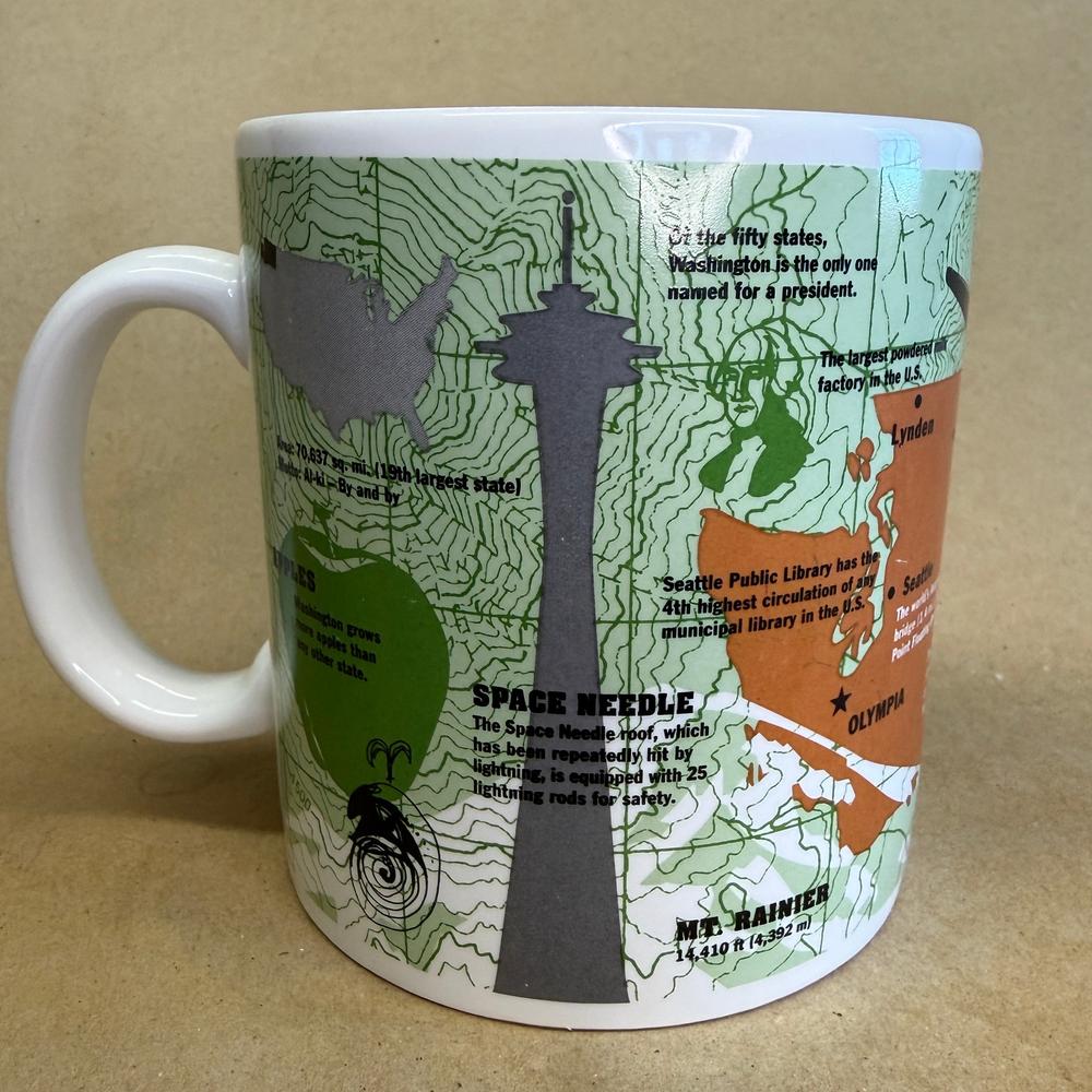 Starbucks Washington Evergreen State No. 42 Mug-1999