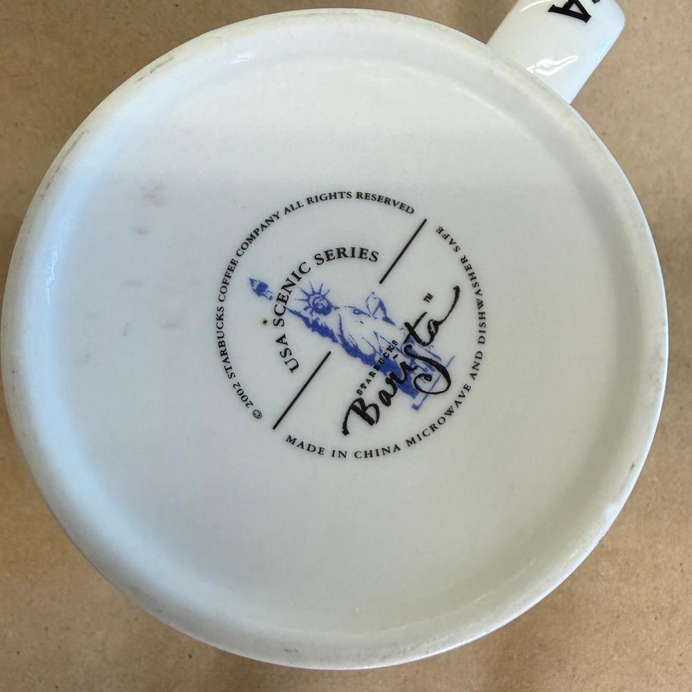 Starbucks Barista Scenic Series Flags Mug-2002