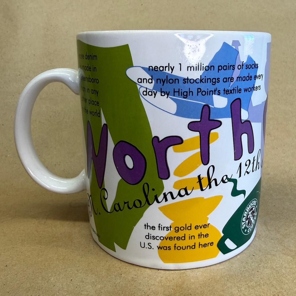 Starbucks States of Bean North Carolina Mug-1997