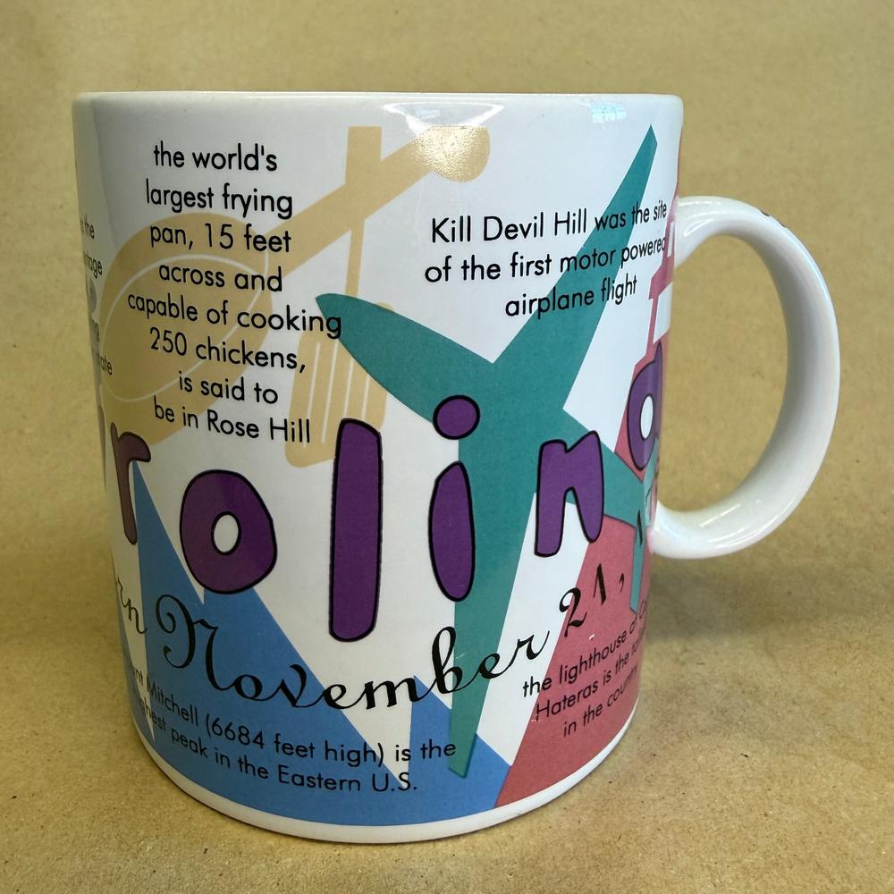 Starbucks States of Bean North Carolina Mug-1997