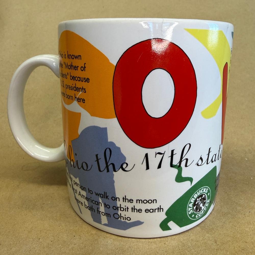 Starbucks States of Bean Ohio Mug-1997