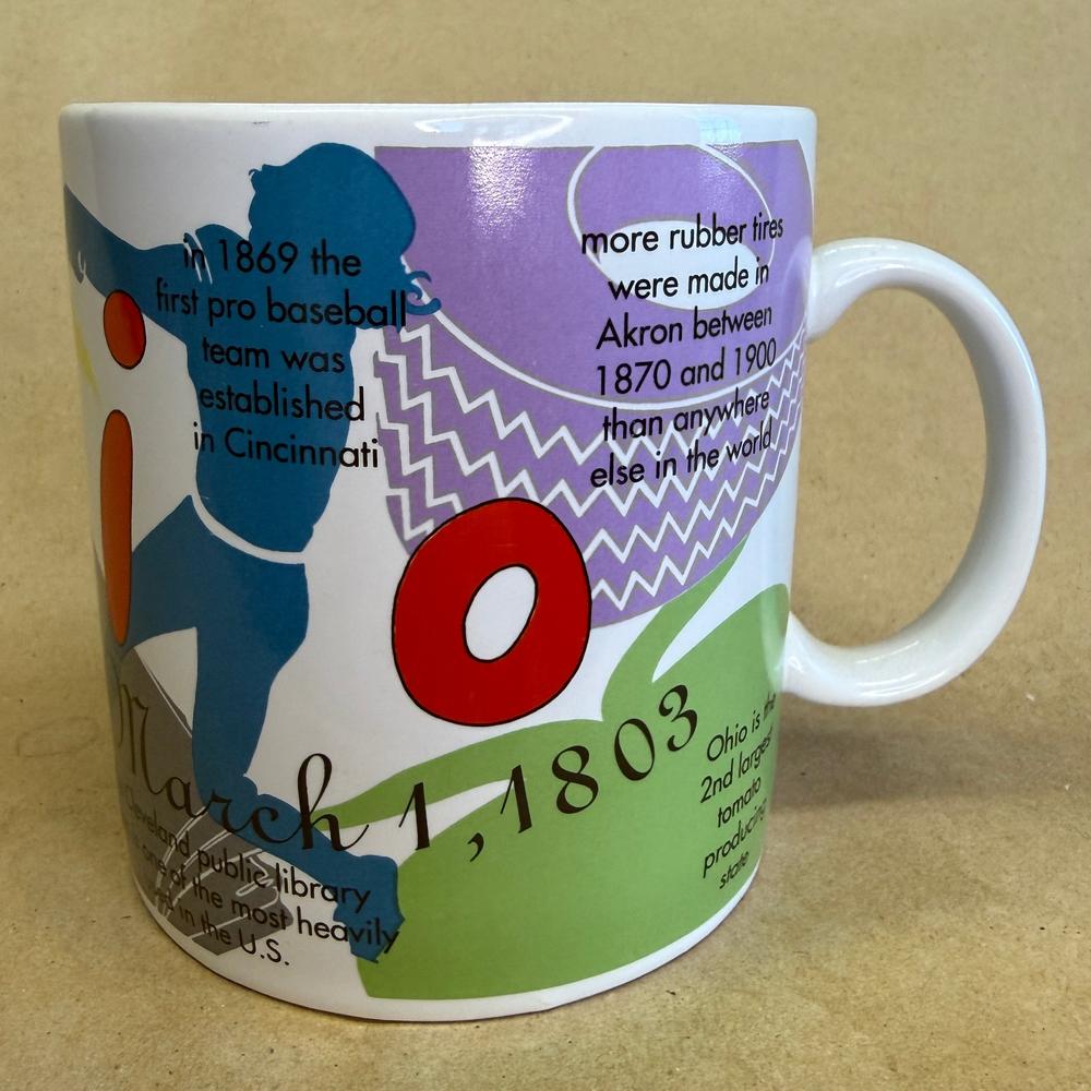 Starbucks States of Bean Ohio Mug-1997