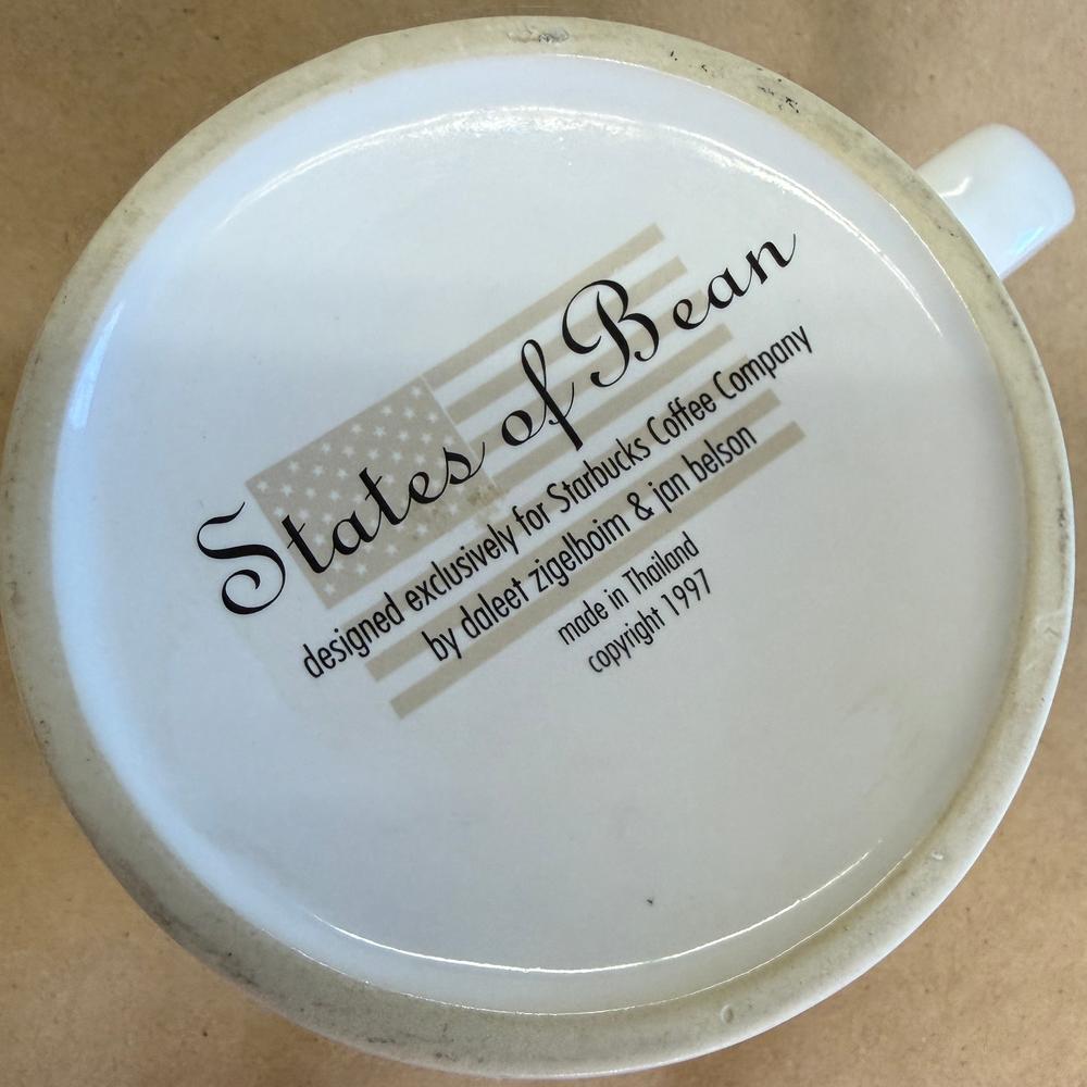 Starbucks States of Bean Ohio Mug-1997