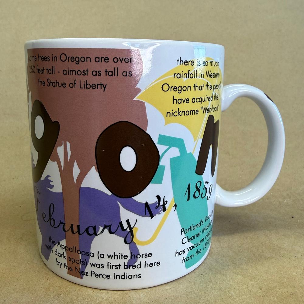 Starbucks States of Bean Oregon Mug-1997