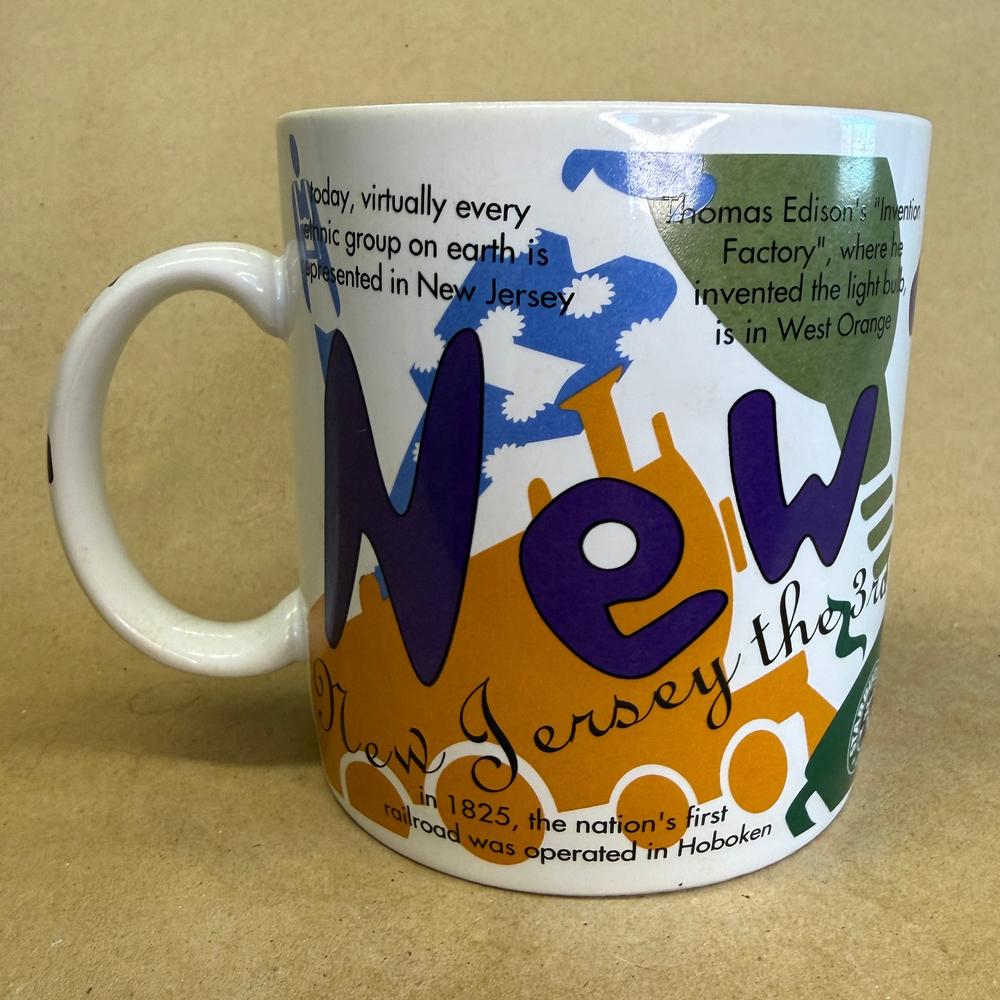 Starbucks States of Bean New Jersey Mug-1997