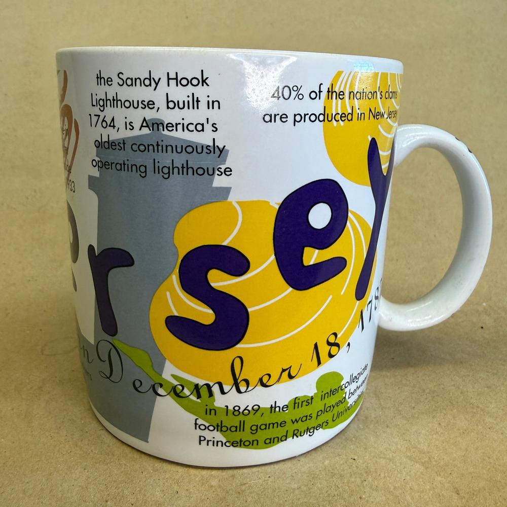 Starbucks States of Bean New Jersey Mug-1997