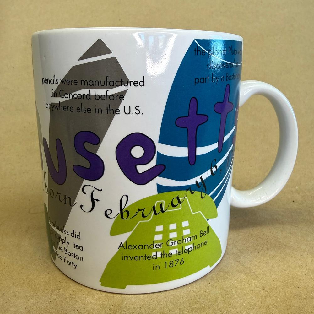 Starbucks States of Bean Massachusetts Mug-1997