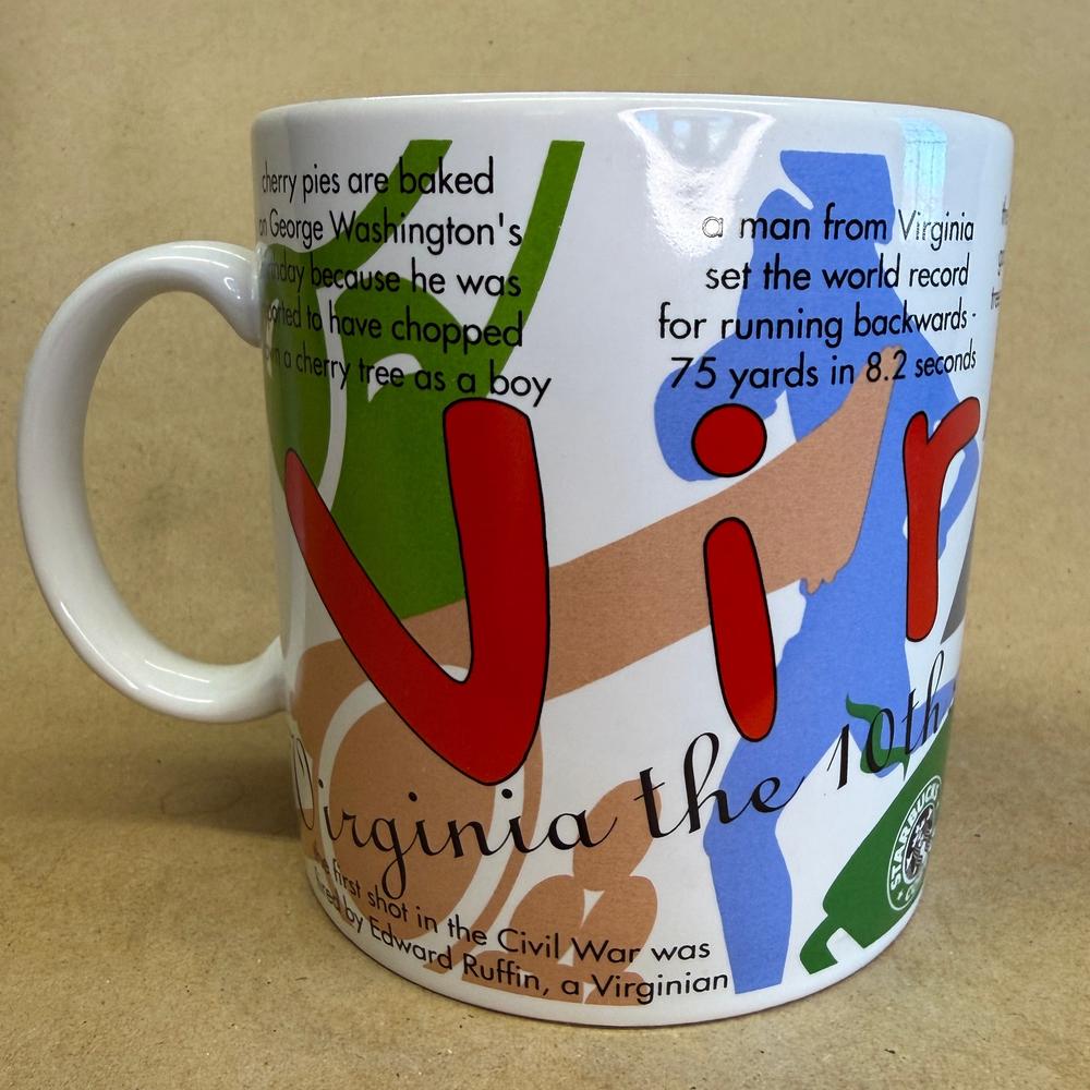 Starbucks States of Bean Virginia Mug-1997