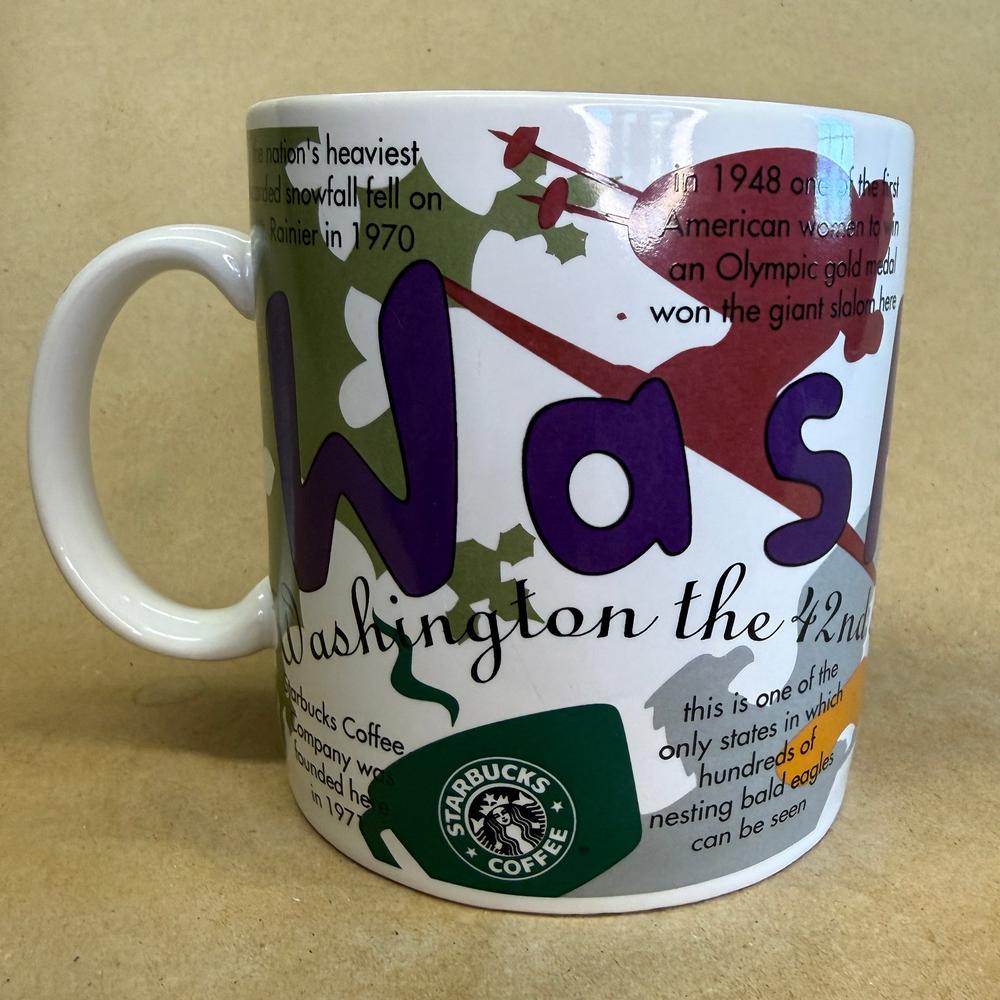Starbucks States of Bean Washington Mug-1997