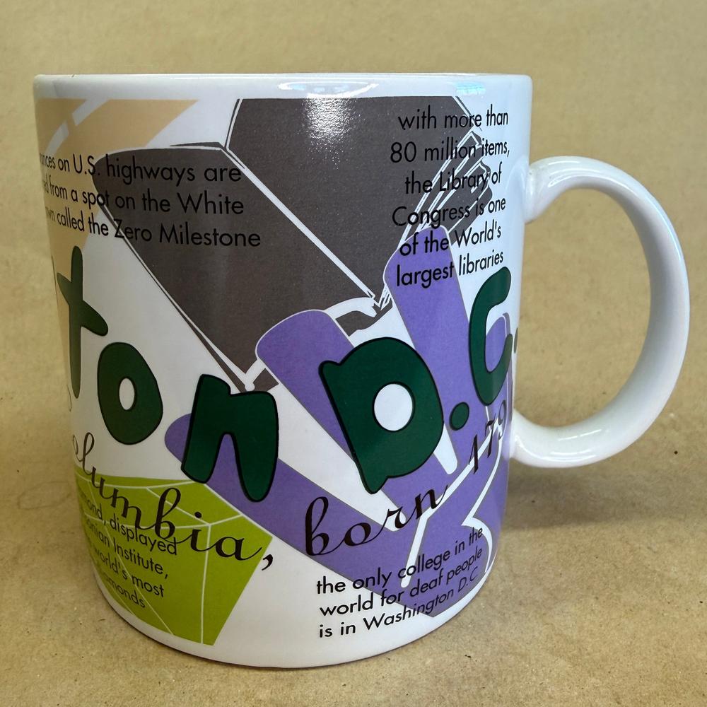 Starbucks States of Bean Washington DC Mug-1997