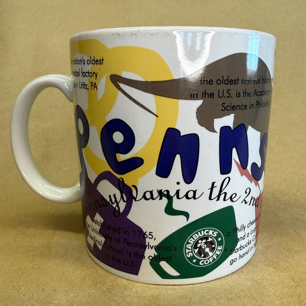 Starbucks States of Bean Pennsylvania Mug-1997