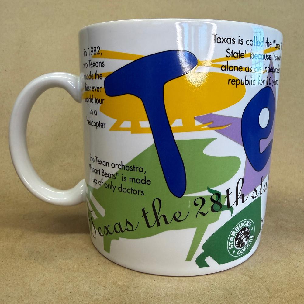Starbucks States of Bean Texas Mug-1997