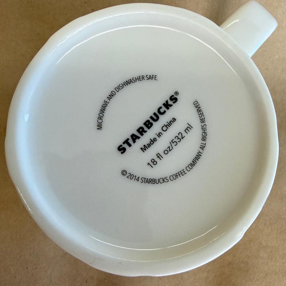 Starbucks Relief Series London Holiday Gold Mug-2014
