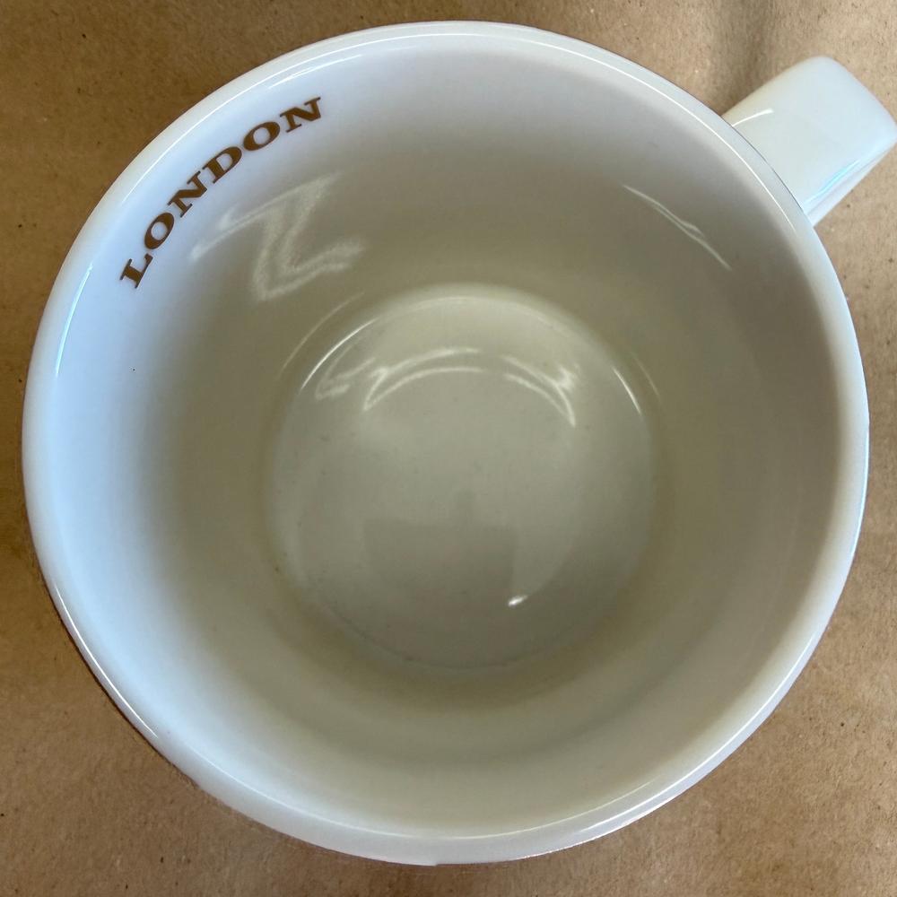 Starbucks Relief Series London Holiday Gold Mug-2014