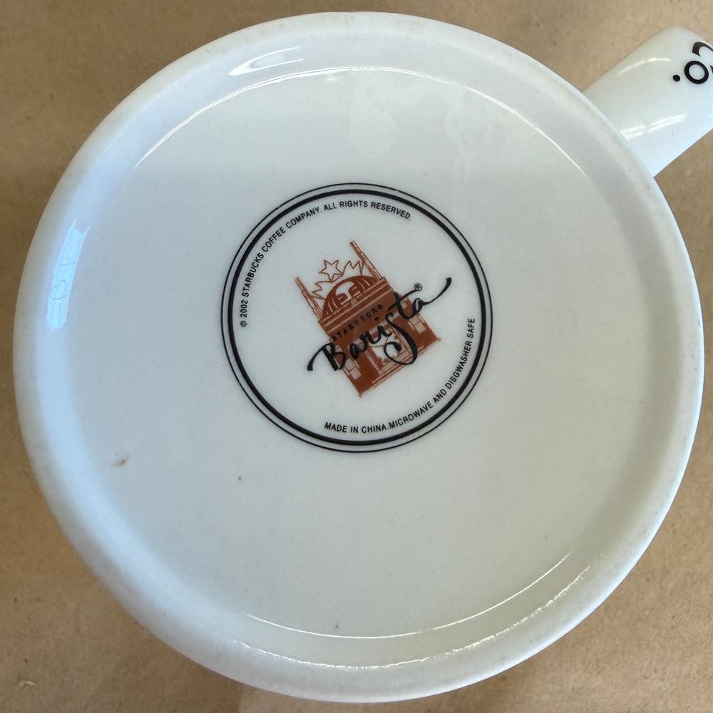 Starbucks Coffee Co Barista Seattle Pour Your Heart Mug-2002