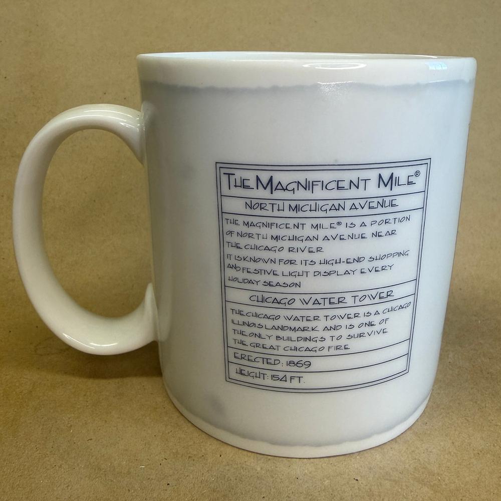 Starbucks Architecture Series Chicago Magnificent Mile Holiday Mug-2006