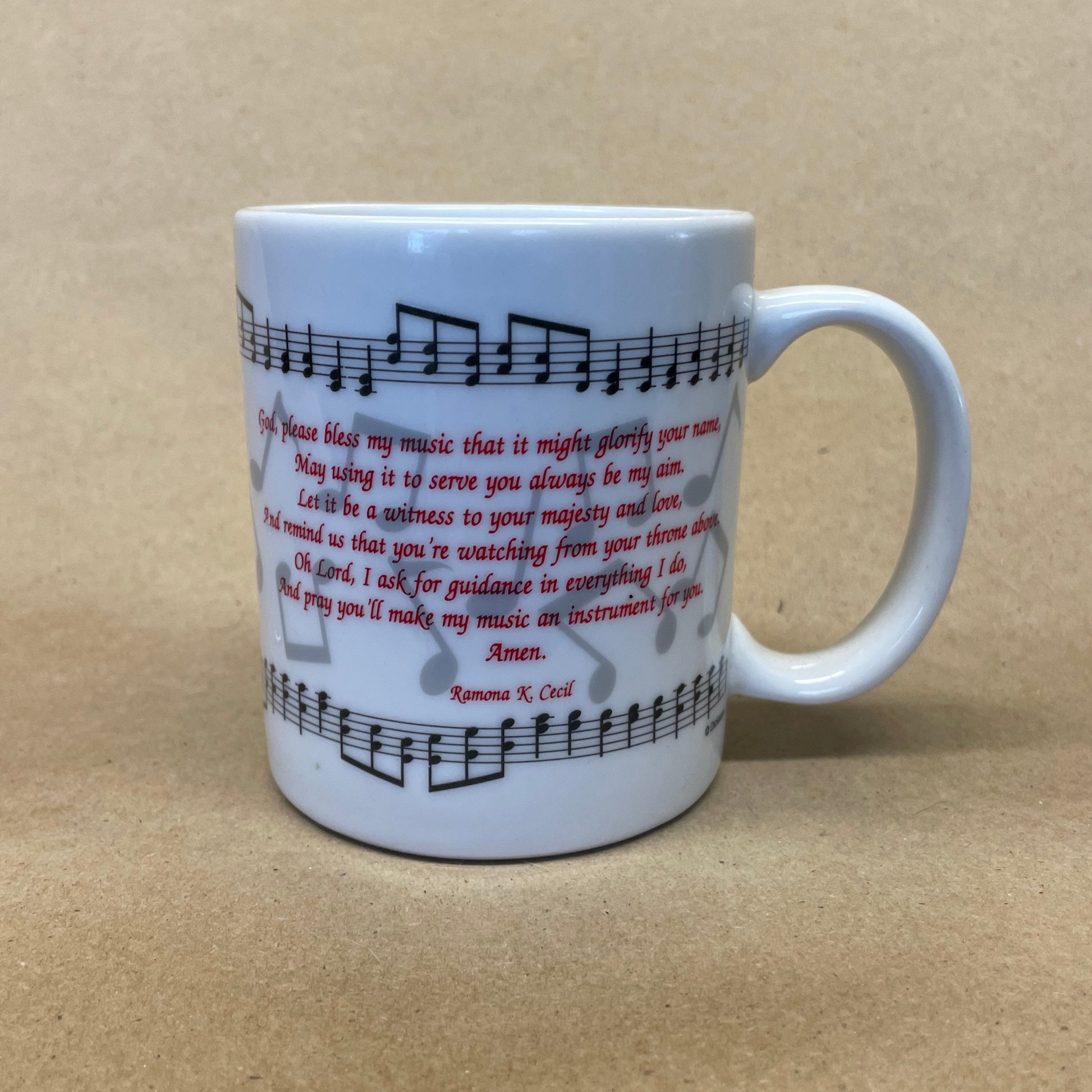 Musician's Prayer Mug