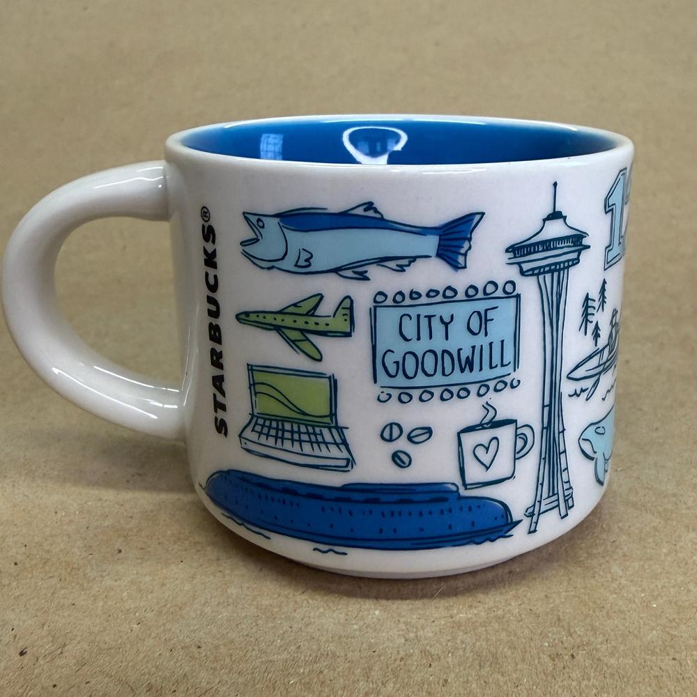 Starbucks Been There Series Seattle Ornament Mug NIB-2023