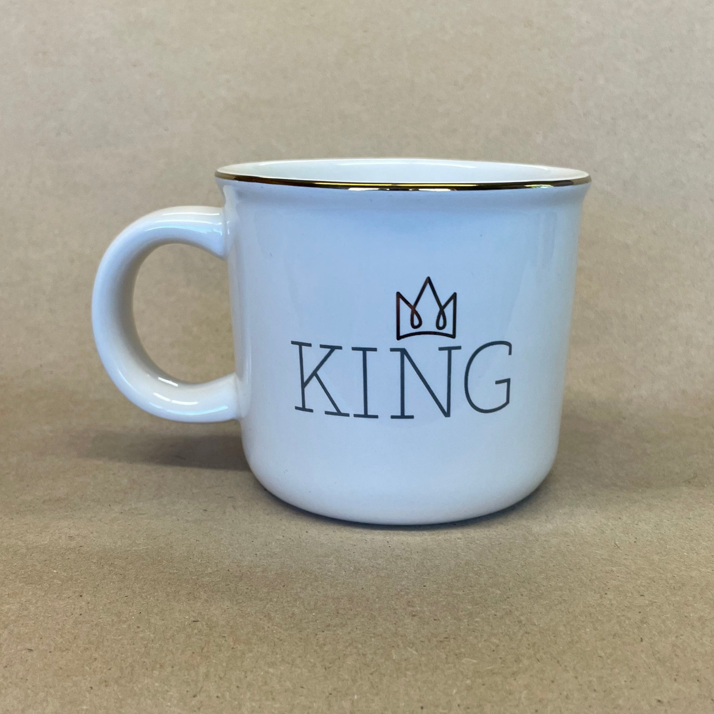 Thresehold King with Gold Rim Mug