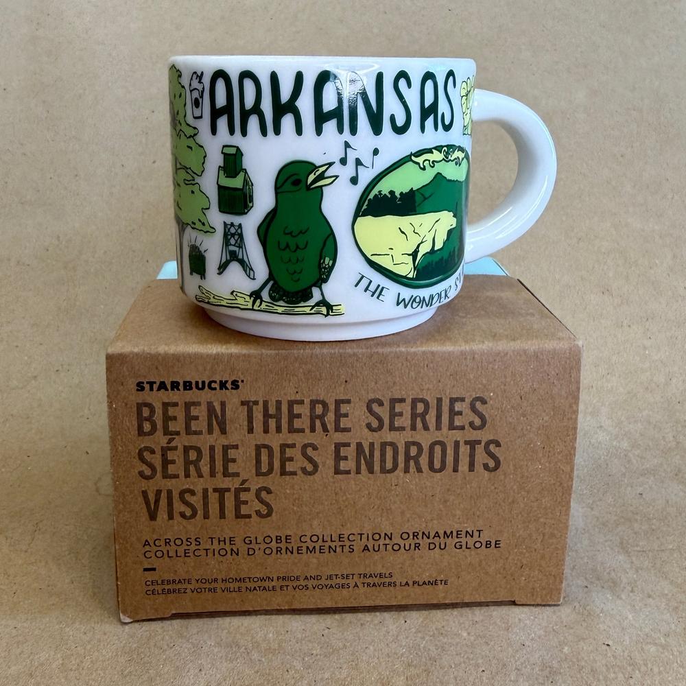 Starbucks Been There Series Arkansas Ornament Mug NIB-2019