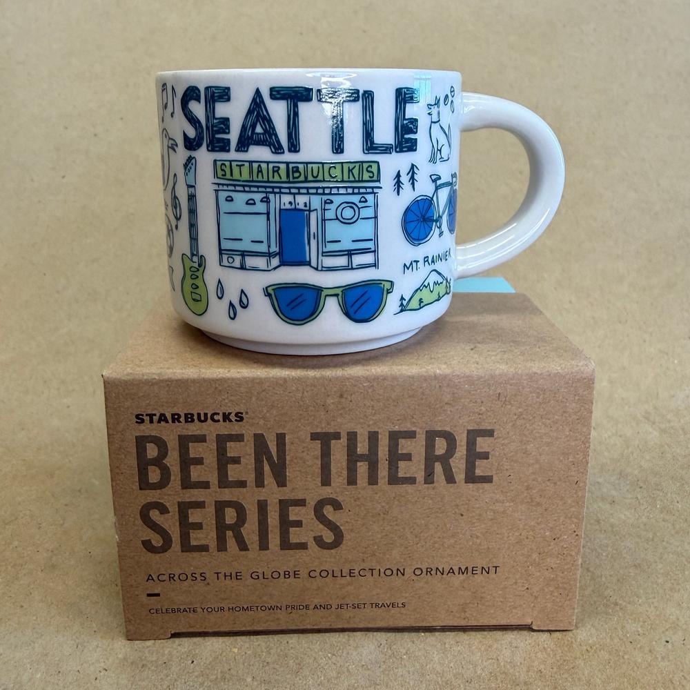 Starbucks Been There Series Seattle Ornament Mug NIB-2023
