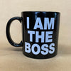 I Am The Boss Black Mug