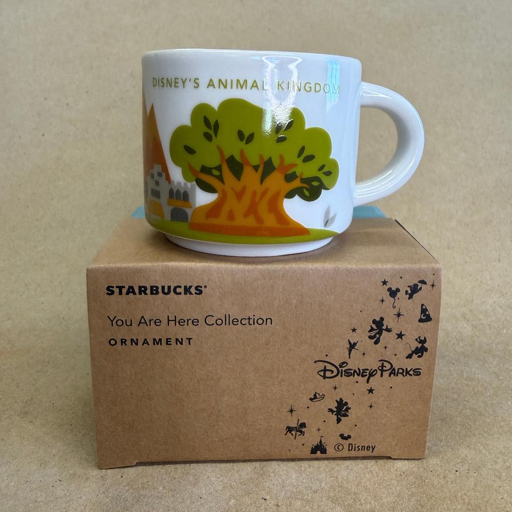 Starbucks You Are Here Disney Animal Kingdom Tree of Life Ornament Mug NIB