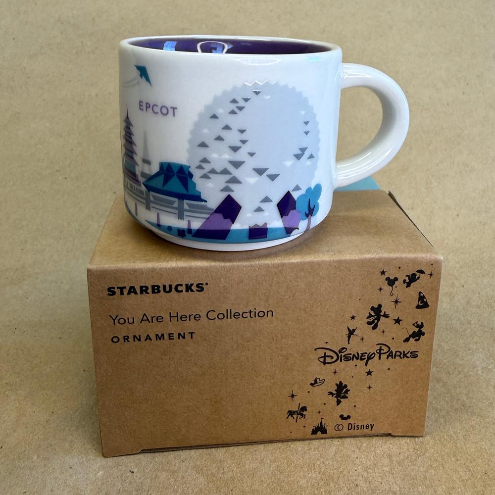 Starbucks You Are Here EPCOT Ornament Mug NIB