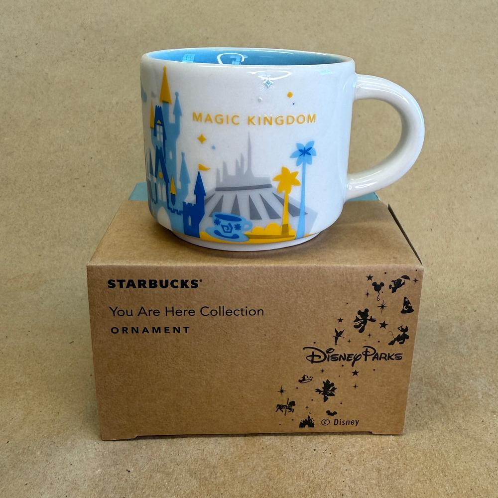Starbucks You Are Here Magic Kingdom Ornament Mug NIB