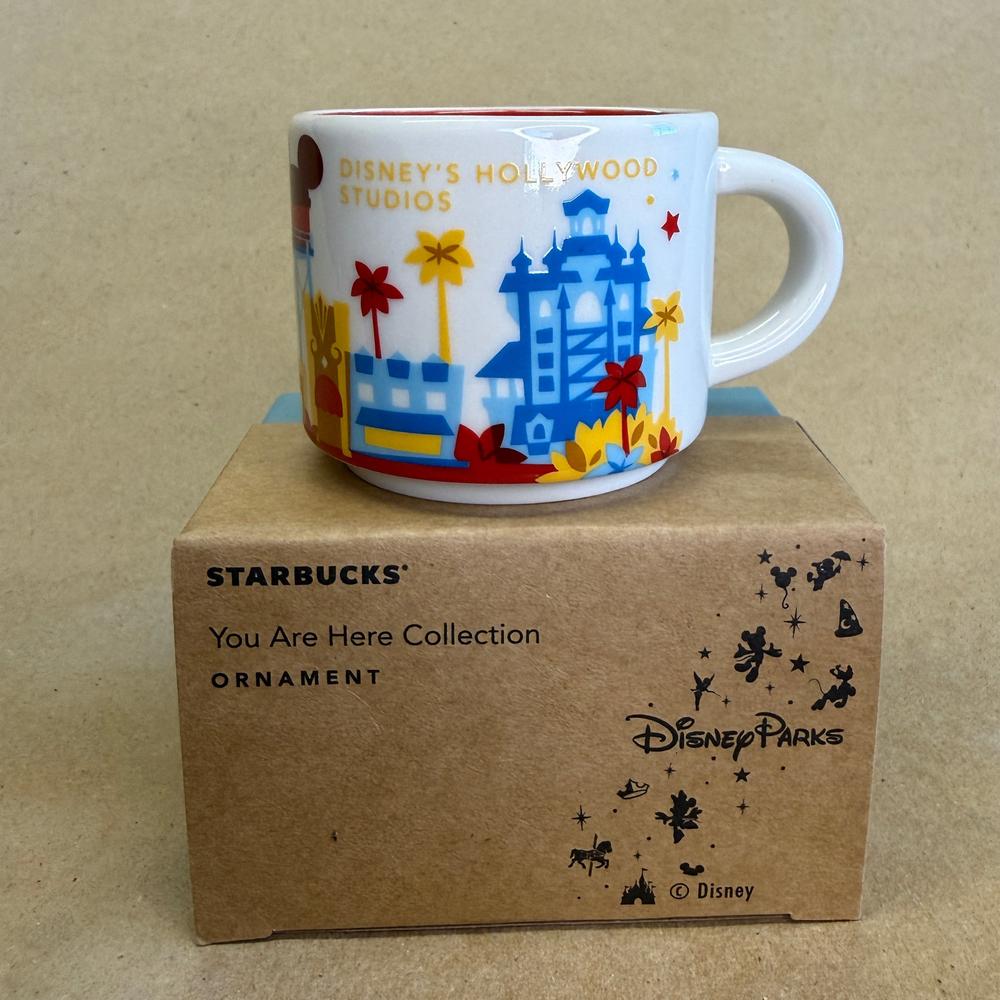 Starbucks You Are Here Disney Hollywood Studios Ornament Mug NIB